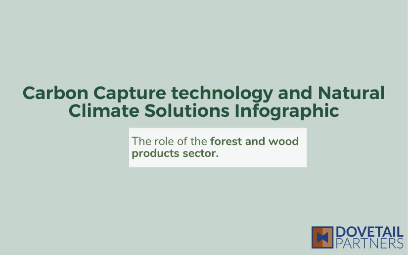Carbon Capture technology and Natural Climate Solutions Infographic